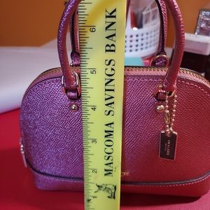 Coach mini satchel